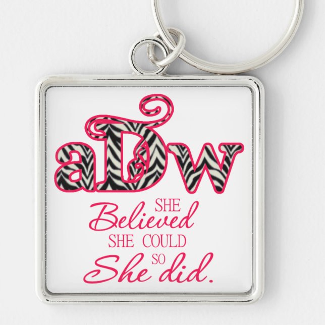 ADW Keychain Large square (Front)