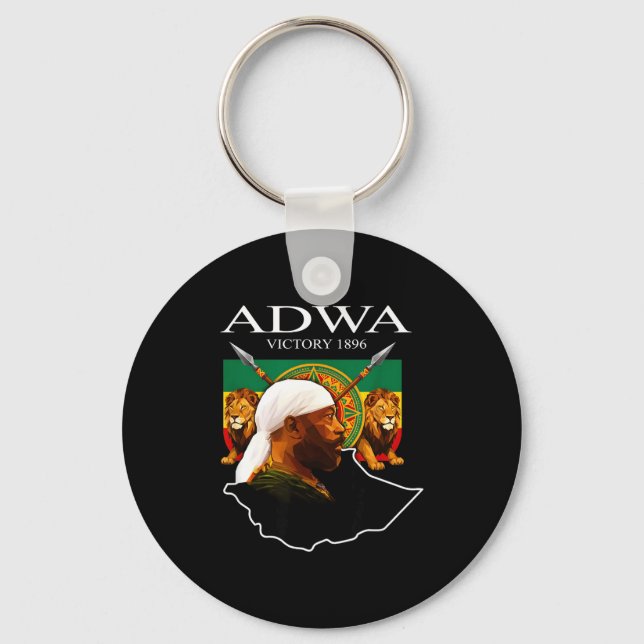 Adwa victory day 1896  keychain (Front)