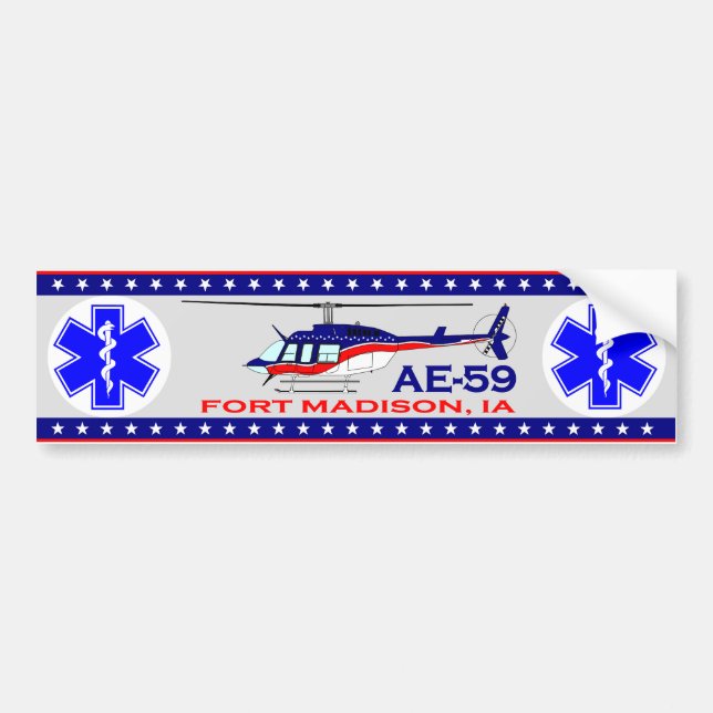 AE-59 B1 BUMPER STICKER (Front)