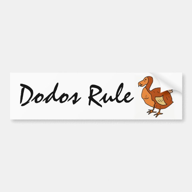 AE- Dodos Rule Bumper Sticker (Front)