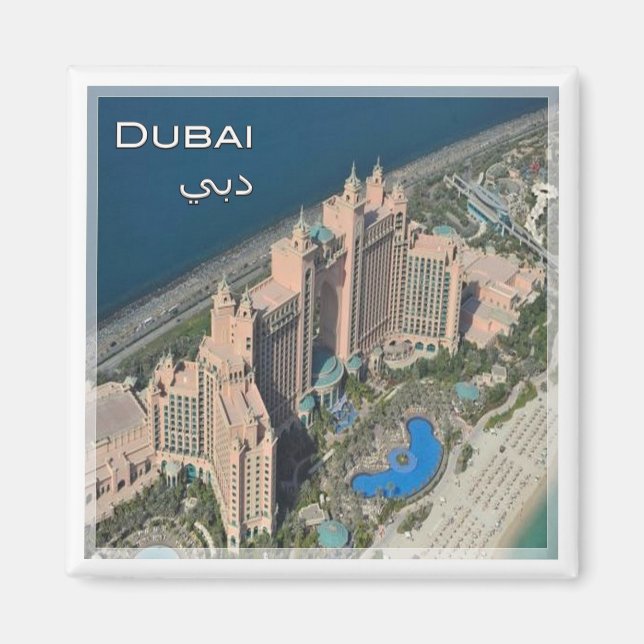 AE # United Arab Emirates - Dubai - Atlantis Magnet (Front)