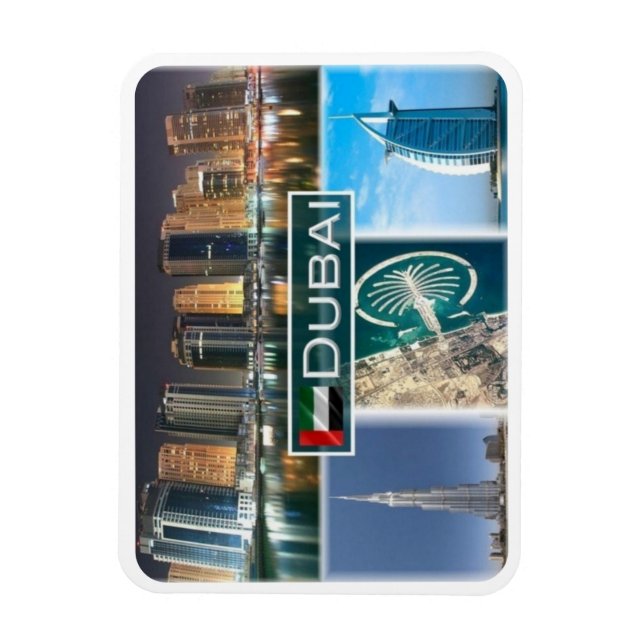 AE United  Arab Emirates -  Dubai - Magnet (Vertical)