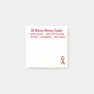 AE Warrior Memory Tracker Post-It Notes