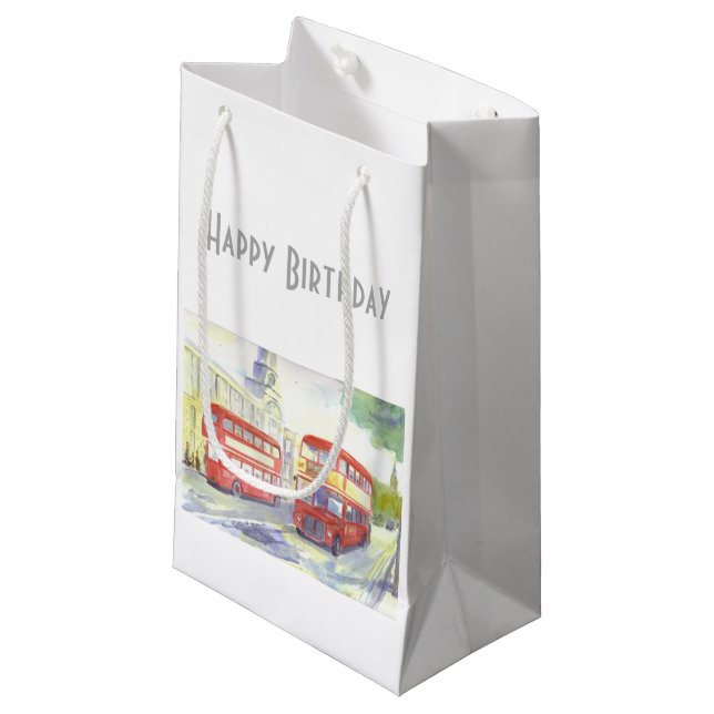 AEC Routemaster Bus Gift Bag (Front Angled)