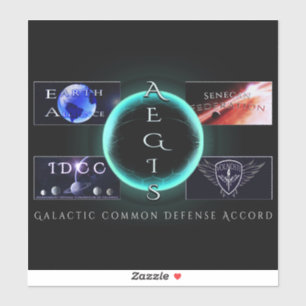 AEGIS Car Sticker (8x8)