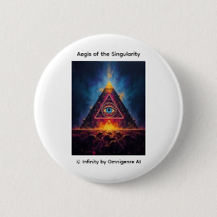 Aegis of the Singularity 2 Inch Round Button