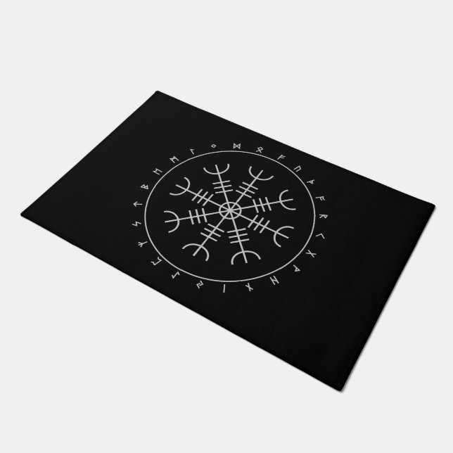 Aegishjalmr Runes Doormats (Angled)
