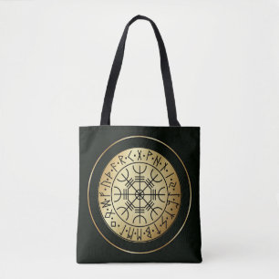 Aegishjalmur: The Helm of Awe - Shield of the Nors Tote Bag