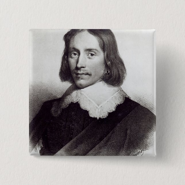 Aelbert Cuyp 2 Inch Square Button (Front)
