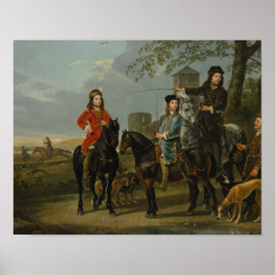 Aelbert Cuyp - Equestrian Portrait of Cornelis and Poster