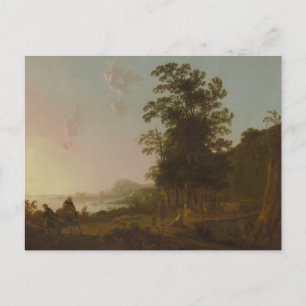 Aelbert Cuyp -Landscape with the Flight into Egypt Postcard