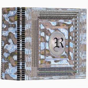 Aeldresgate Milan Elegant Monogram Binder