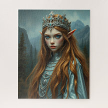 Aelithra, Crown of the Veil – Elven Queen Fantasy 