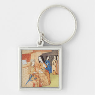 Aeneas and Dido, from the works of Virgil Keychain