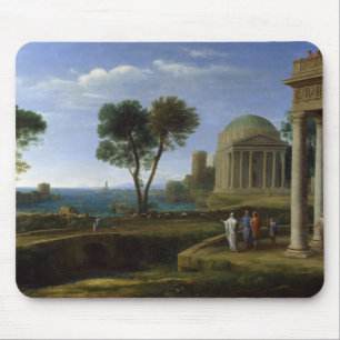 Aeneas in Delos by Claude Lorrain Mouse Pad