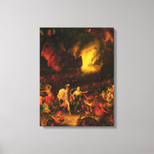 Aeneas in Hades Canvas Print