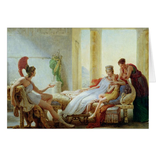 Aeneas indiquant le Dido de la catastrophe chez (Devant horizontal)