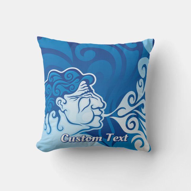 Aeolus Throw Pillow (Front)