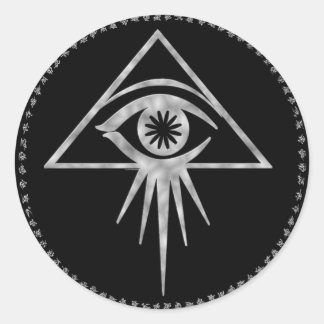 Aeon all-seeing eye Sticker (Black)