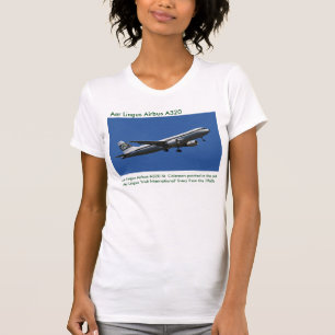 Aer Lingus Airbus A320 image for women's t-shirt