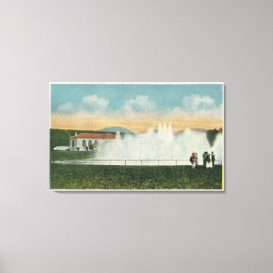 Aerating the Water at Ashokan Reservoir Canvas Print