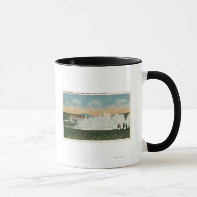 Aerating the Water at Ashokan Reservoir Mug (Right)