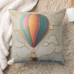 "Aerial Adventures" Throw Pillow