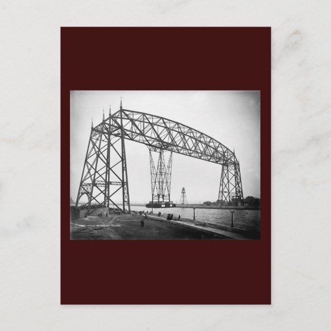 Aerial Bridge Duluth Minnesota Postcard (Front)