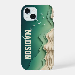 Aerial Coastline Birds iPhone Case