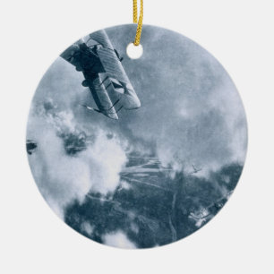 Aerial Combat on the Western Front, World War One, Ceramic Ornament