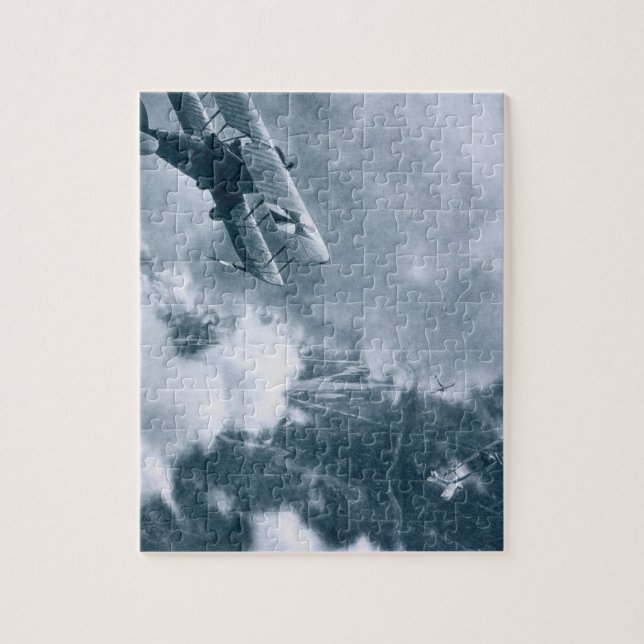 Aerial Combat on the Western Front, World War One, Jigsaw Puzzle (Vertical)