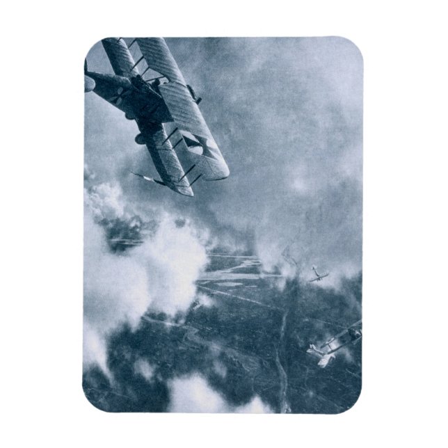Aerial Combat on the Western Front, World War One, Magnet (Vertical)