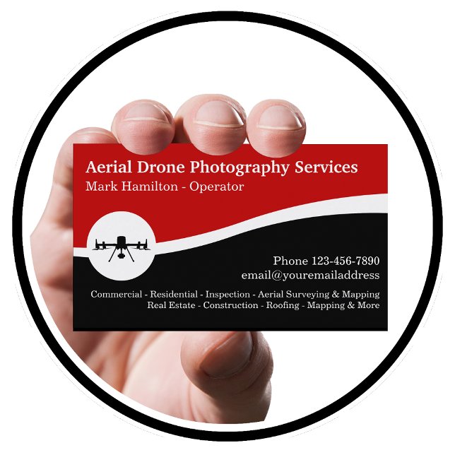 Aerial Drone Photography New Business Cards (Creator Uploaded)