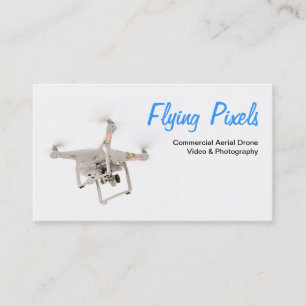 Aerial Drone Video & Photography Service Business Card