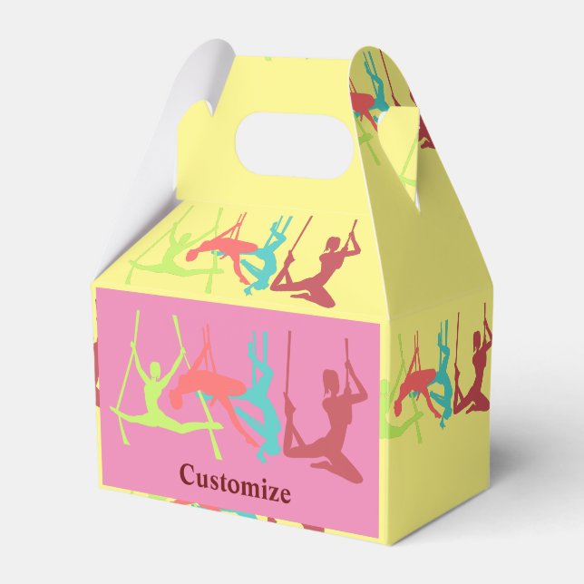 Aerial Fitness Poses Thunder_Cove Favor Box (Front Side)