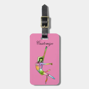 Aerial Fitness Yoga Thunder_Cove Luggage Tag