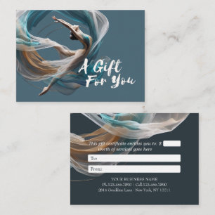 Aerial flying Air Yoga Instructor Pilates Fitness Discount Card