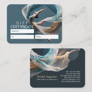 Aerial flying Air Yoga Instructor Pilates Fitness Discount Card