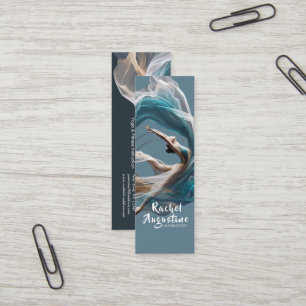 Aerial flying Air Yoga Instructor Pilates Fitness Mini Business Card