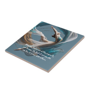 Aerial flying Air Yoga Instructor Pilates Fitness Tile