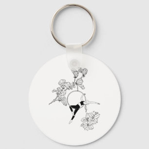 Aerial Hoop, Aerial Artist Circus, Aerial Yoga Gif Keychain