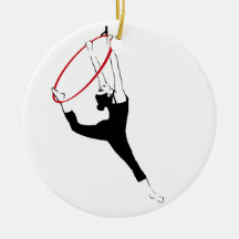 Aerial Hoop / Lyra Double Sided Ornament