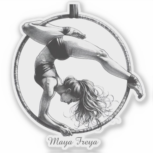 Aerial Hoop Lyra Name (Front)