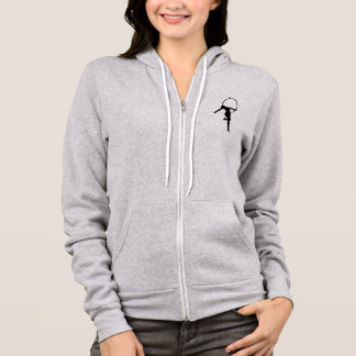 AERIAL HOOP / LYRA Silhouette Printed Hoodie