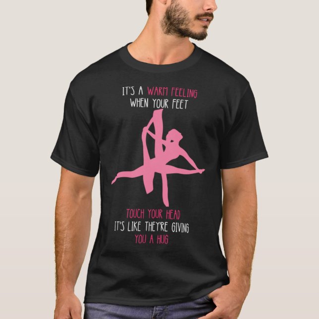 Aerial Hoop Warm Feeling Circus Lyra Air Acrobatic T-Shirt (Front)