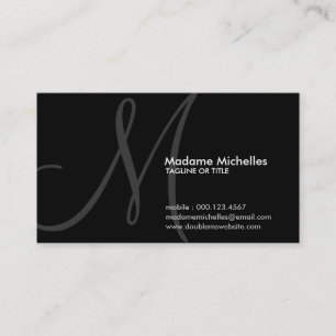 aerial initial business card