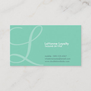 aerial initial loyalty card