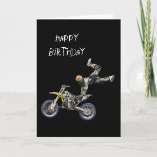 aerial moto-cross #2 vertical card