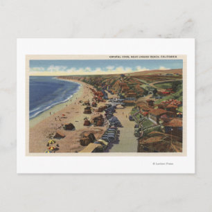 Aerial of Crystal Cove Postcard