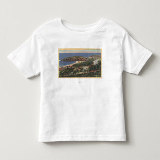 Aerial of Emerald Bay Toddler T-shirt